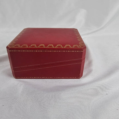 Cartier Rare Cartier Santos Watch Empty Box Red Vintage