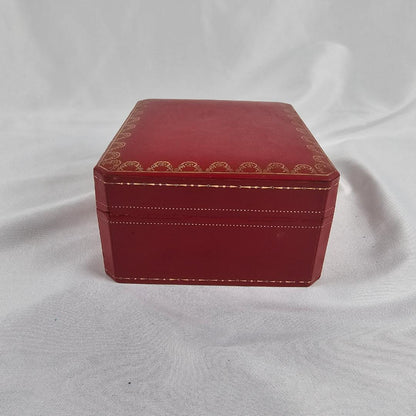 Cartier Rare Cartier Santos Watch Empty Box Red Vintage