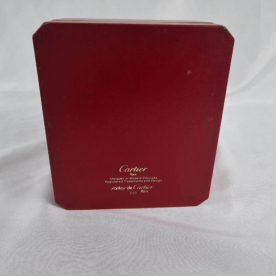 Cartier Rare Cartier Santos Watch Empty Box Red Vintage
