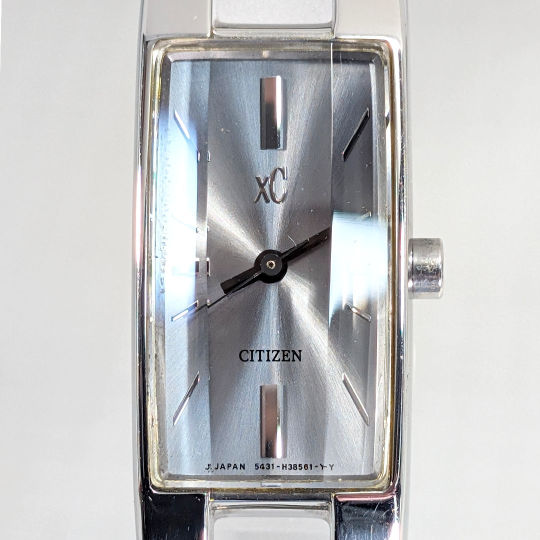 Citizen xC Cross-C 5431-H22684 Analog Quartz Women Xc Bangle Type Battery Replaced Working Itemp-14
