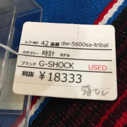G-Shock 5600 DW-5600SA-TRIBAL Digital Quartz Men Dw-Sa-Tribal ジーショック