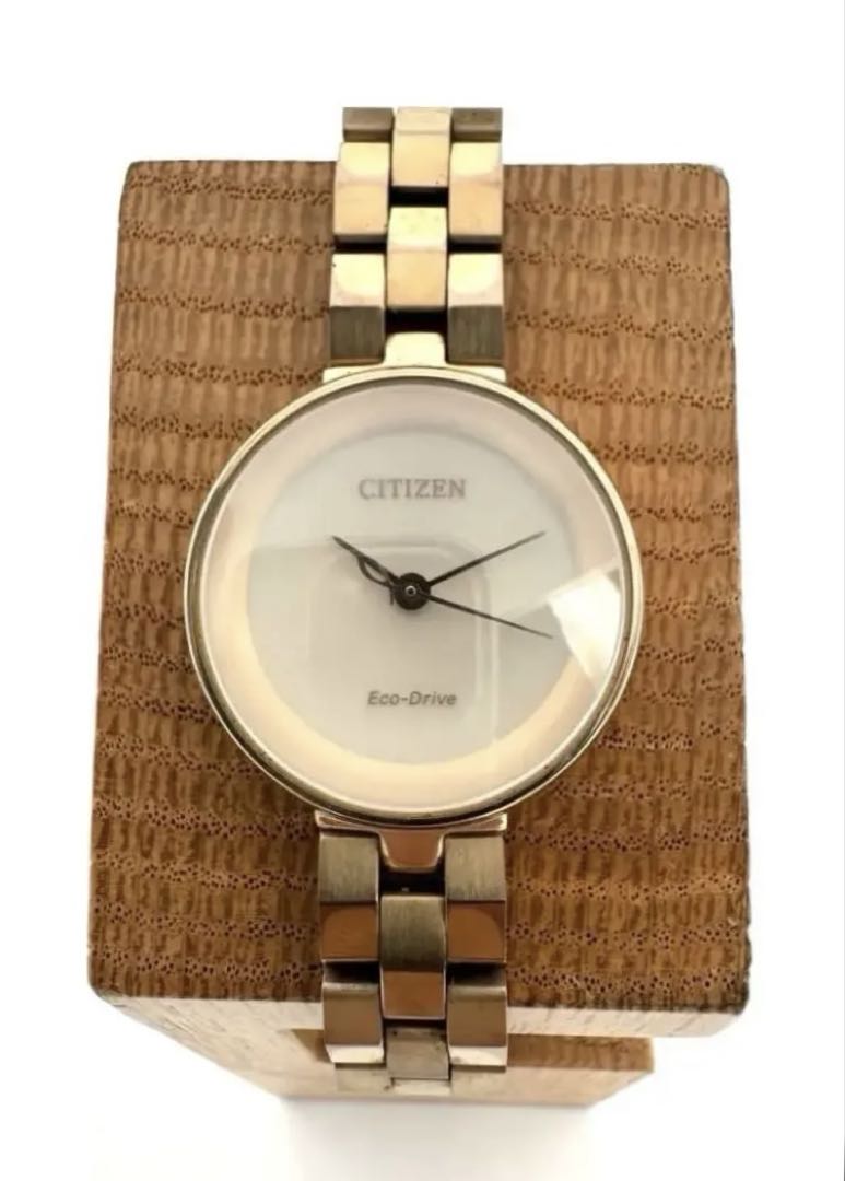 Citizen L EG7078-12X Analog Quartz (Solar Powered) Women Ambiuna Vintage Eco-Drive Rose God Women'S Watch Working