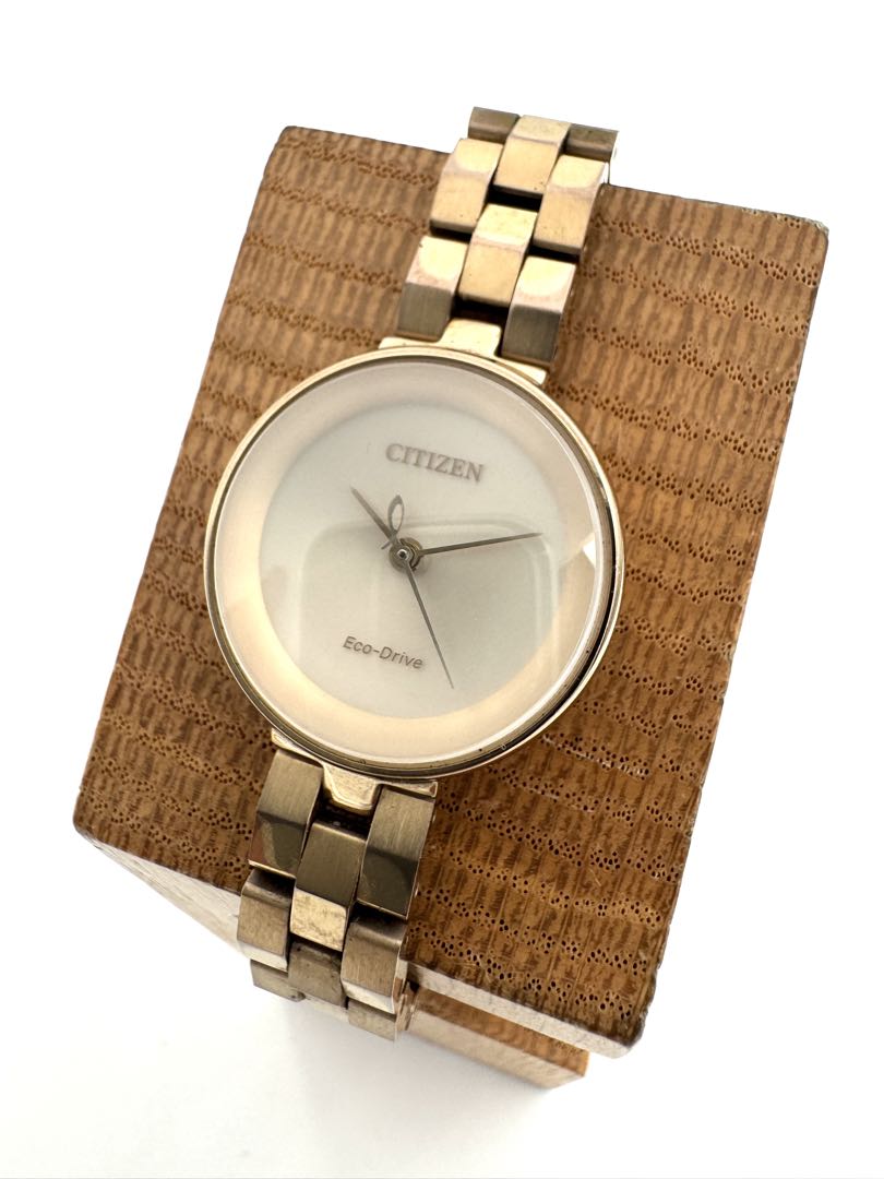 Citizen L EG7078-12X Analog Quartz (Solar Powered) Women Ambiuna Vintage Eco-Drive Rose God Women'S Watch Working