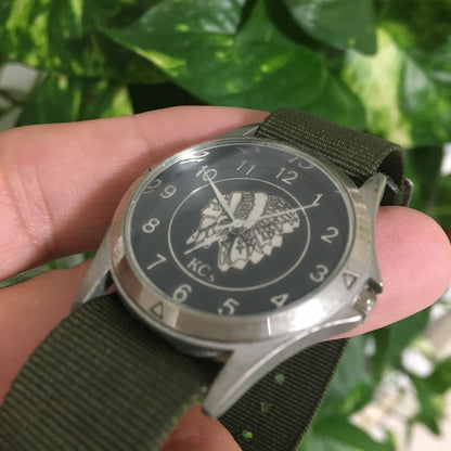 KCs Analog Quartz Men インディアンデザイン Watch