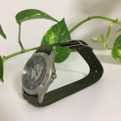 KCs Analog Quartz Men インディアンデザイン Watch