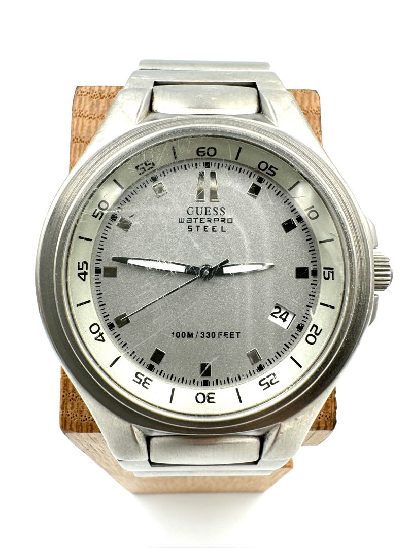 Guess Analog Quartz Men Steel Watch