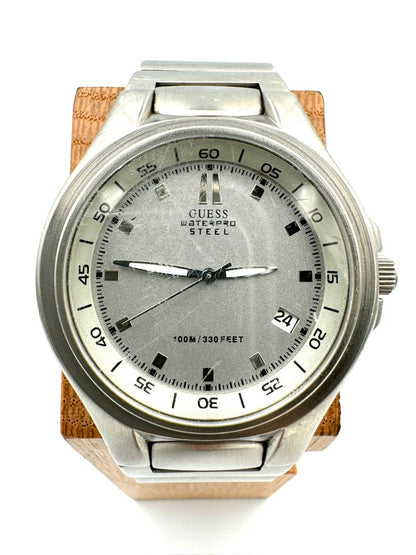 Guess Analog Quartz Men Steel Watch