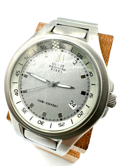 Guess Analog Quartz Men Steel Watch