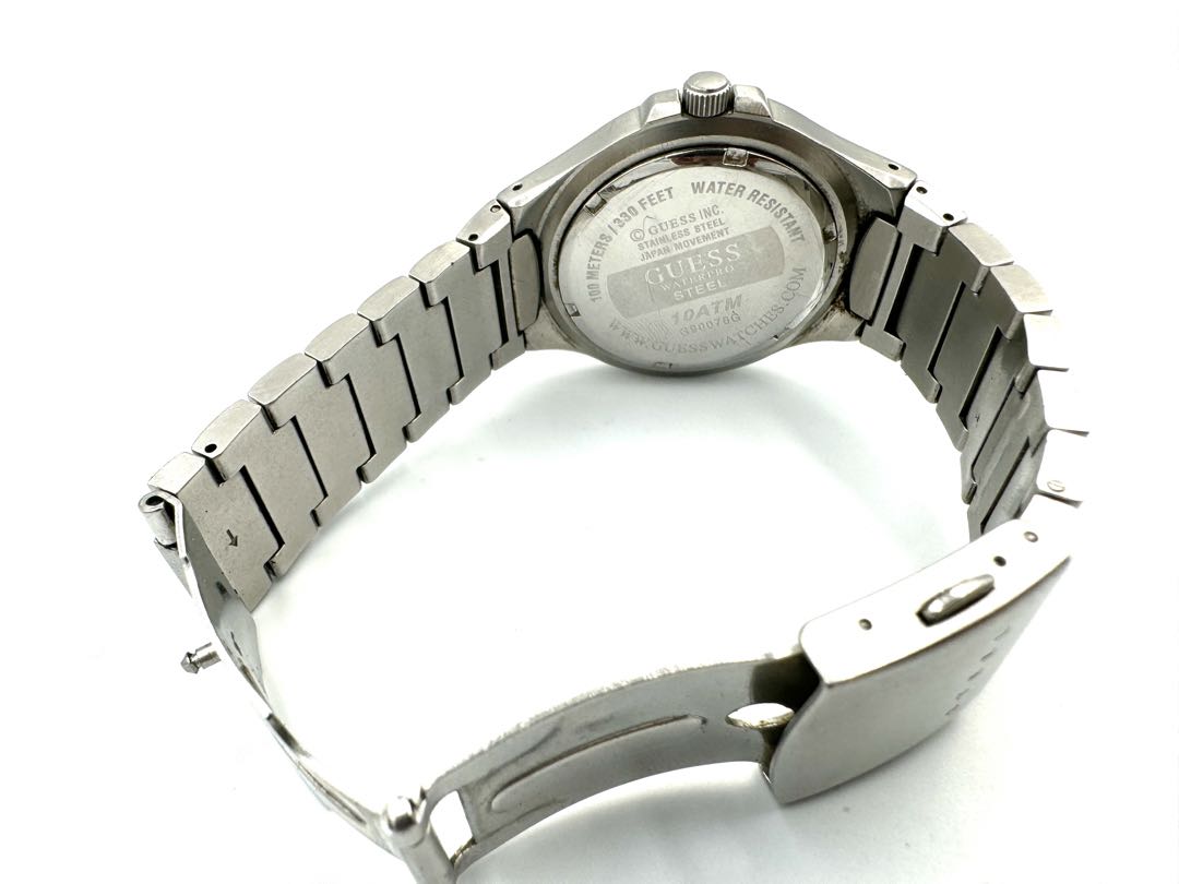 Guess Analog Quartz Men Steel Watch