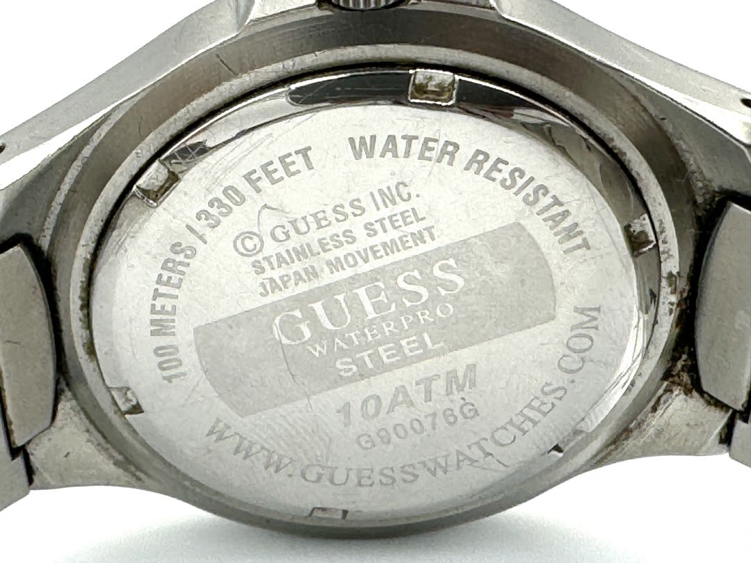 Guess Analog Quartz Men Steel Watch