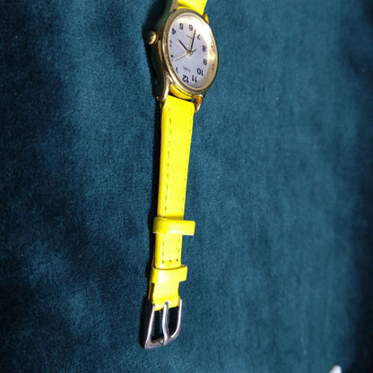 Seiko Alba V811-1891 Analog Quartz Women Watch Running Third-Party Band Replaced