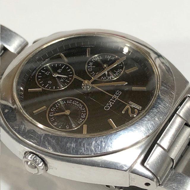 Seiko Lukia 0850 Analog Quartz Women Vintage Black Dial Calendar Working Item