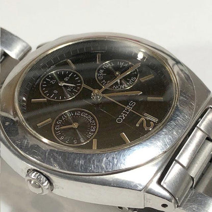 Seiko Lukia 0850 Analog Quartz Women Vintage Black Dial Calendar Working Item