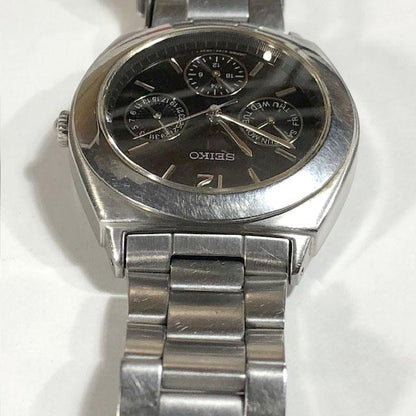 Seiko Lukia 0850 Analog Quartz Women Vintage Black Dial Calendar Working Item