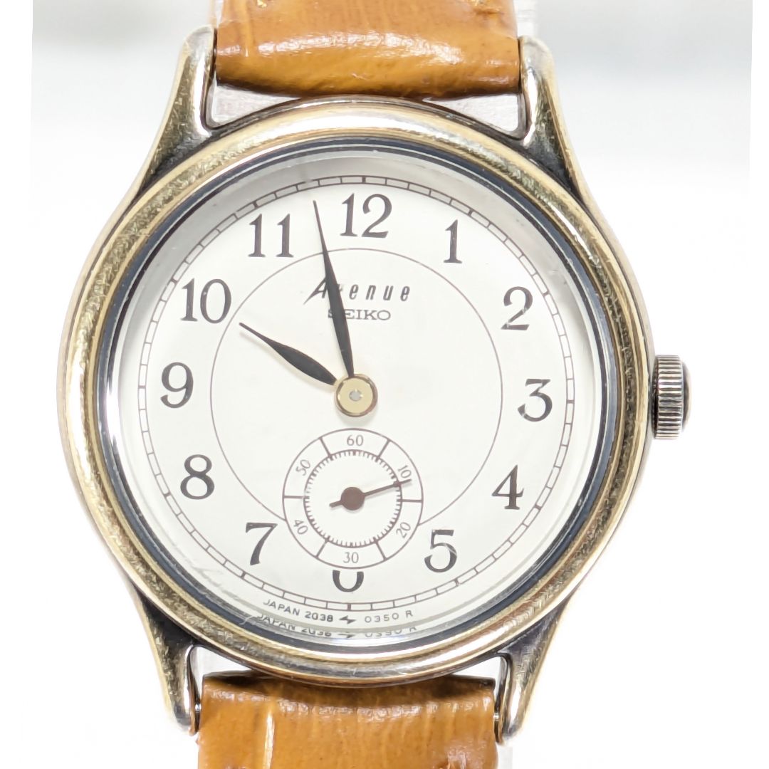 Seiko Avenue Analog Quartz Women Avanue Small Seconds Battery & Band Replaced Working Itemo
