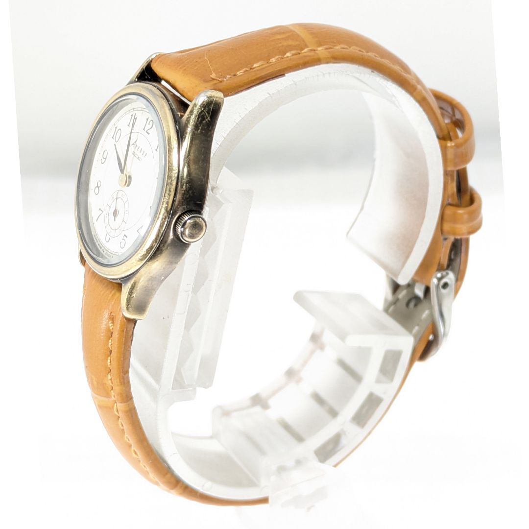Seiko Avenue Analog Quartz Women Avanue Small Seconds Battery & Band Replaced Working Itemo