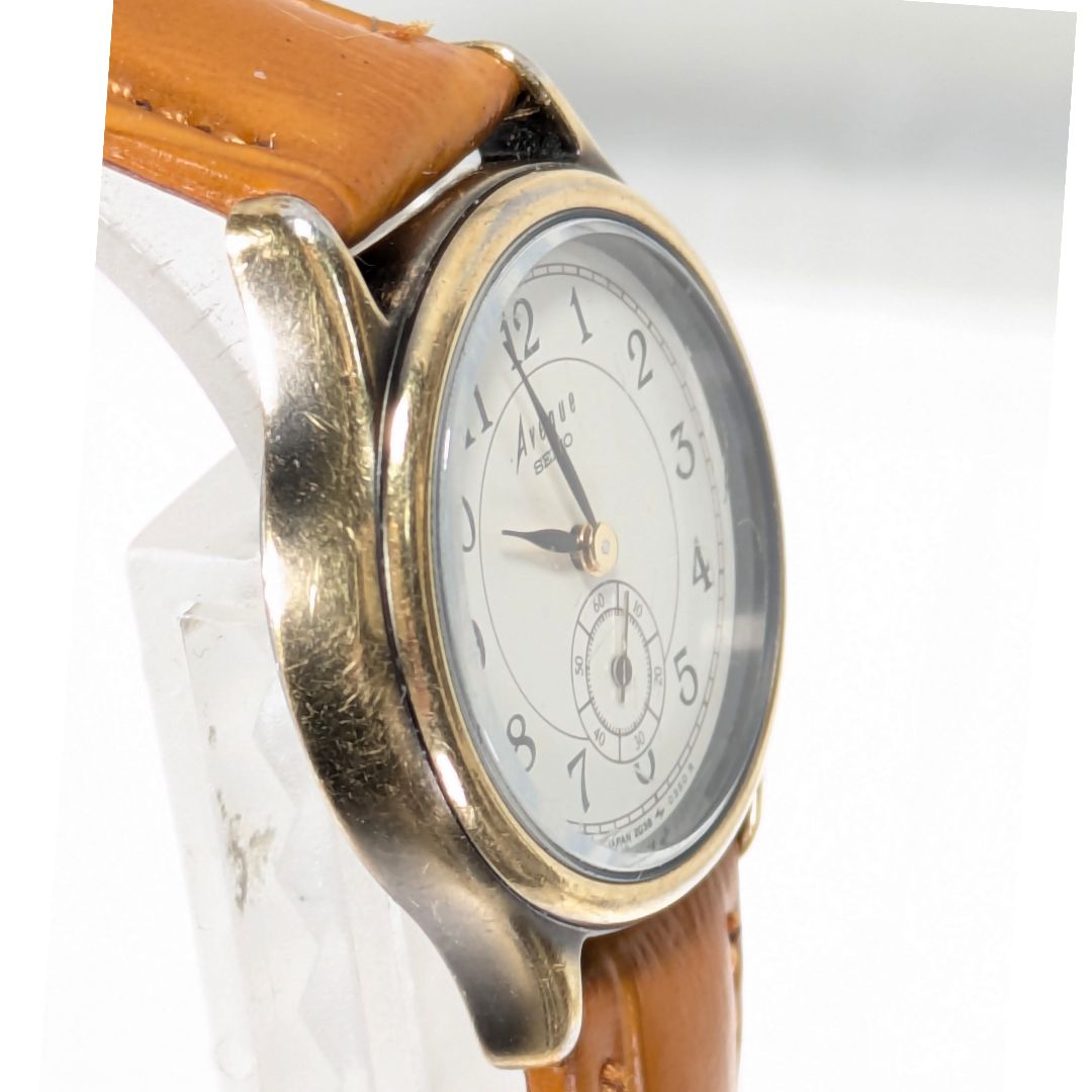 Seiko Avenue Analog Quartz Women Avanue Small Seconds Battery & Band Replaced Working Itemo