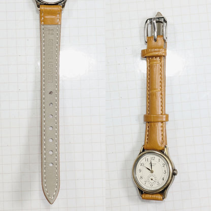 Seiko Avenue Analog Quartz Women Avanue Small Seconds Battery & Band Replaced Working Itemo