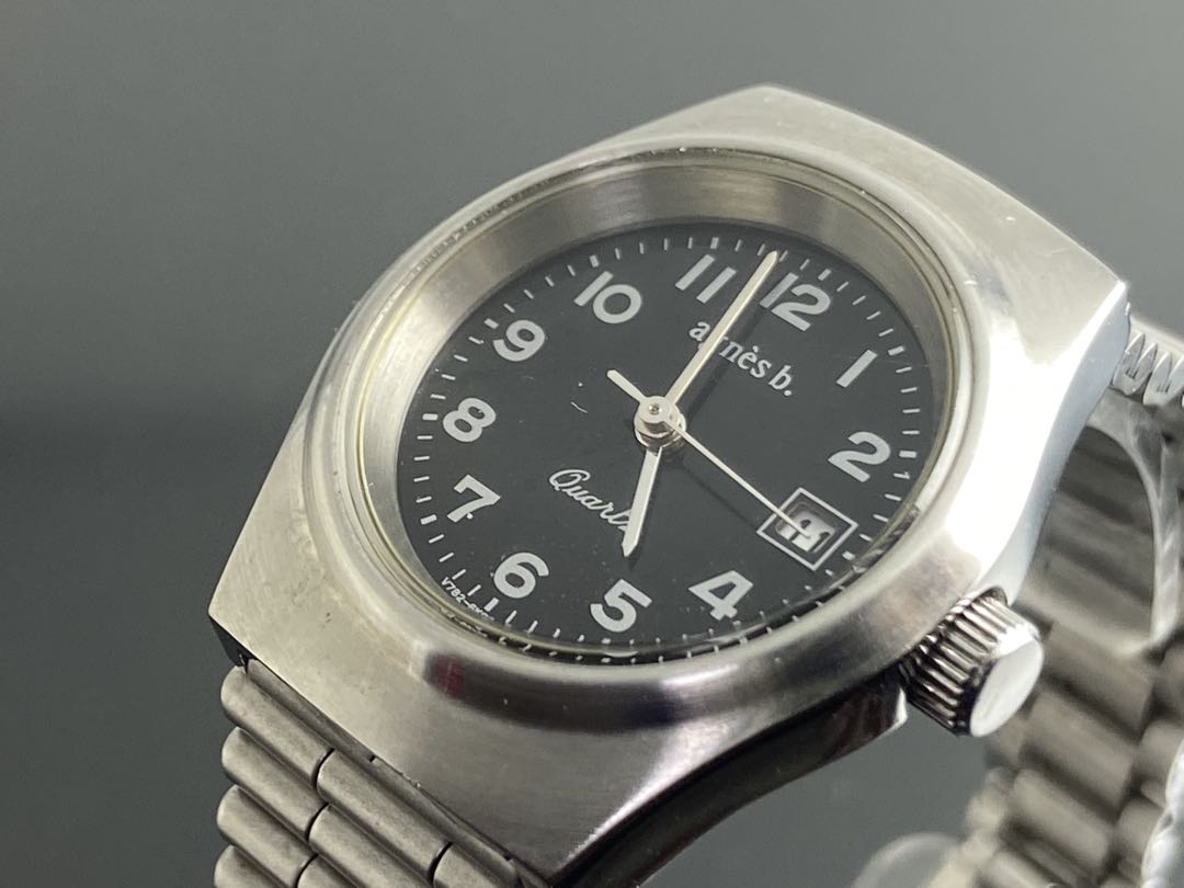 Agnes B. V782-6F30 Analog Quartz Women Agnès Seiko Watch Women'S