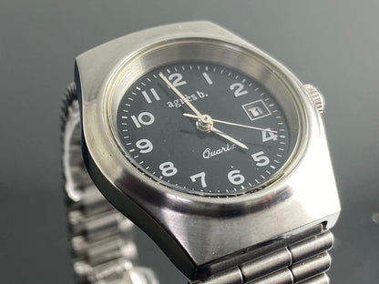 Agnes B. V782-6F30 Analog Quartz Women Agnès Seiko Watch Women'S