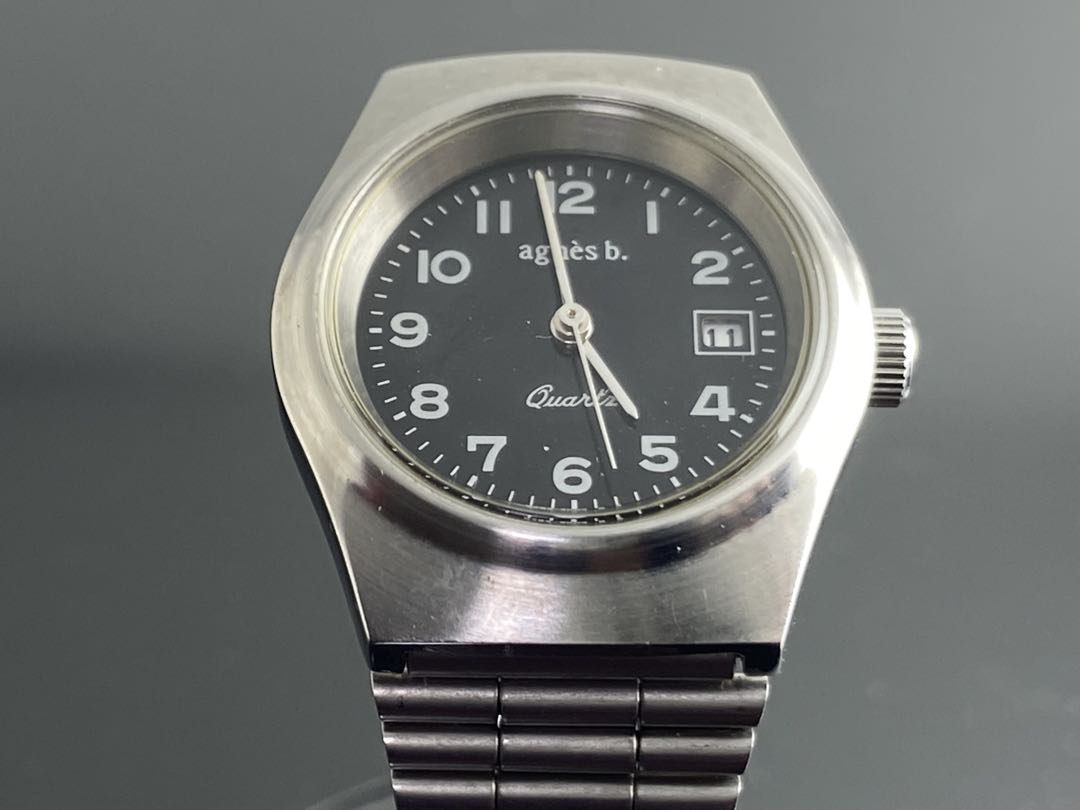 Agnes B. V782-6F30 Analog Quartz Women Agnès Seiko Watch Women'S