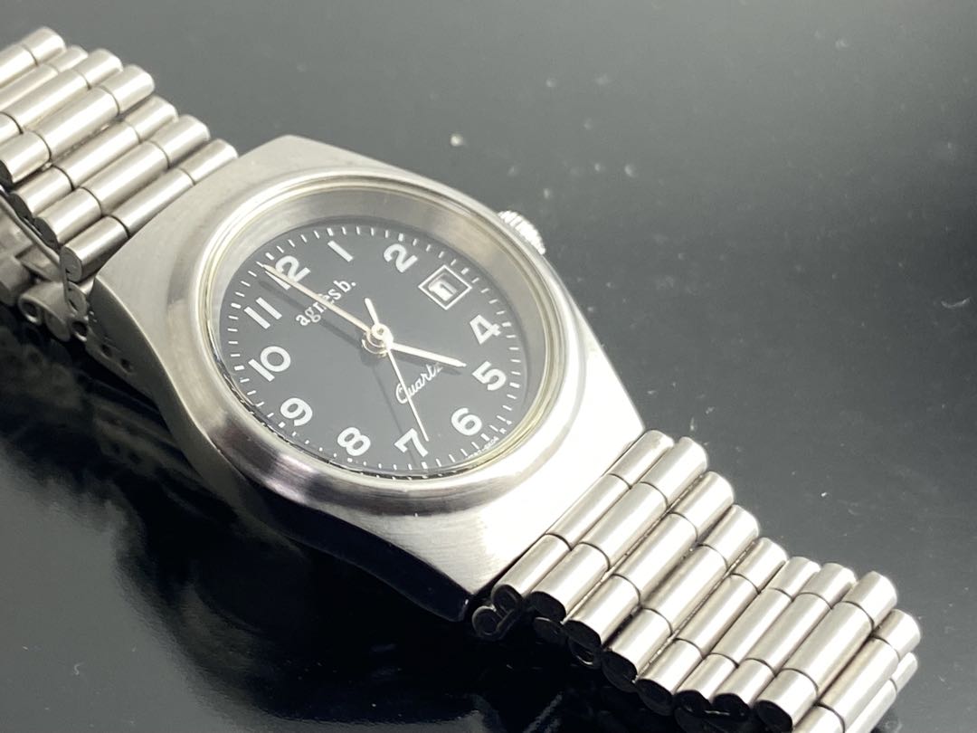 Agnes B. V782-6F30 Analog Quartz Women Agnès Seiko Watch Women'S