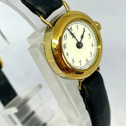 Canal 4c Analog Quartz Women カナル 4C ゴールド ブラック Working Item