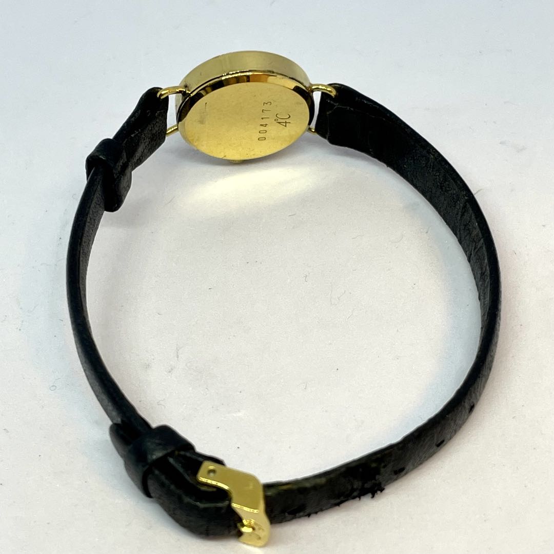 Canal 4c Analog Quartz Women カナル 4C ゴールド ブラック Working Item