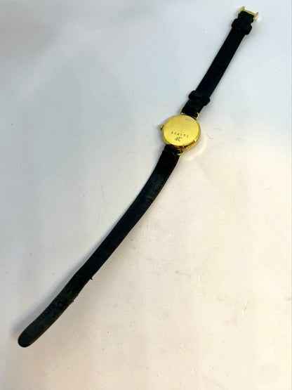 Canal 4c Analog Quartz Women カナル 4C ゴールド ブラック Working Item