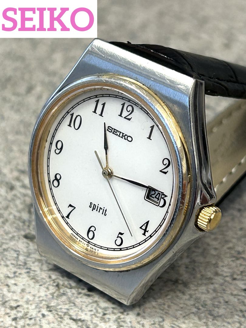 Seiko Spirit 5P32-6B30 Analog Quartz Men