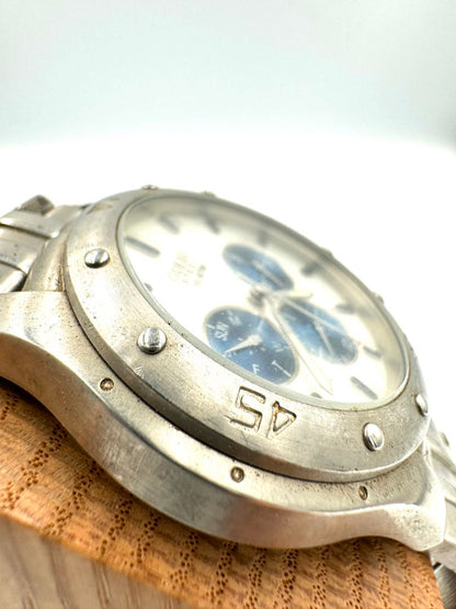Guess Analog Quartz Men Steel Chronograph Watch