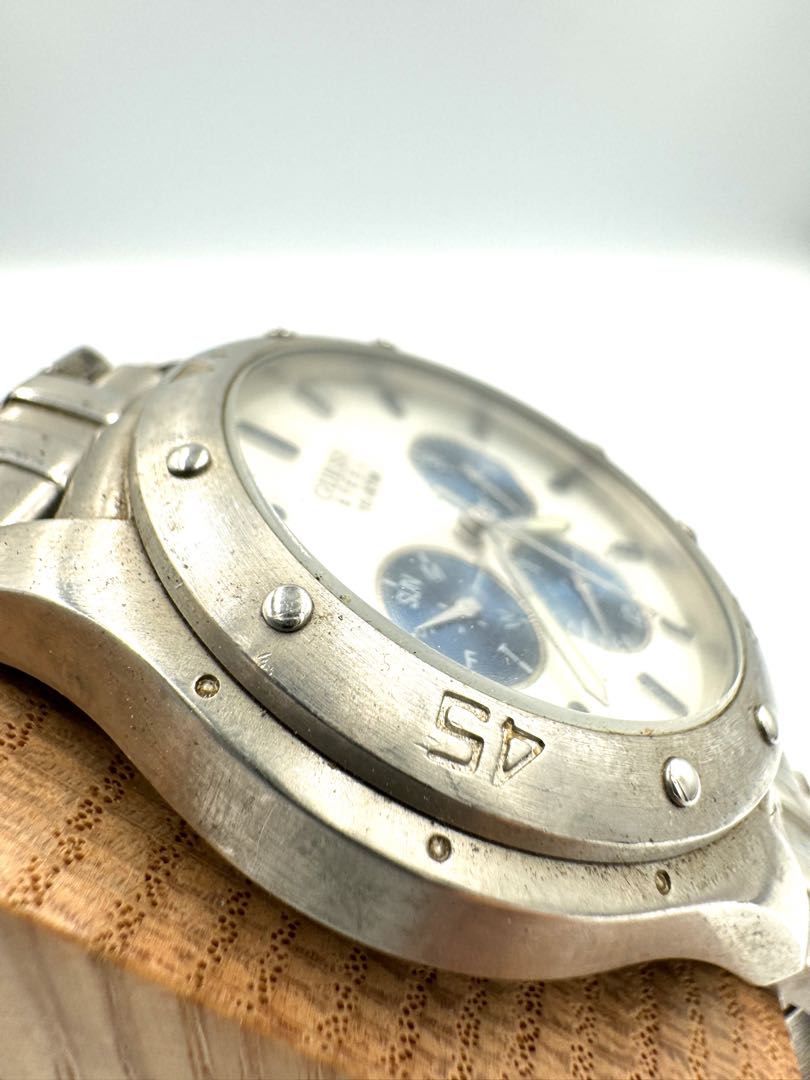 Guess Analog Quartz Men Steel Chronograph Watch