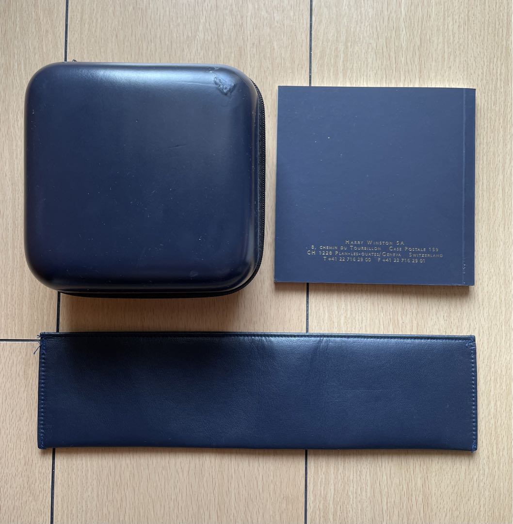 Harry Winston Men ハリーウィンストン 空箱 時計ケース 付属品