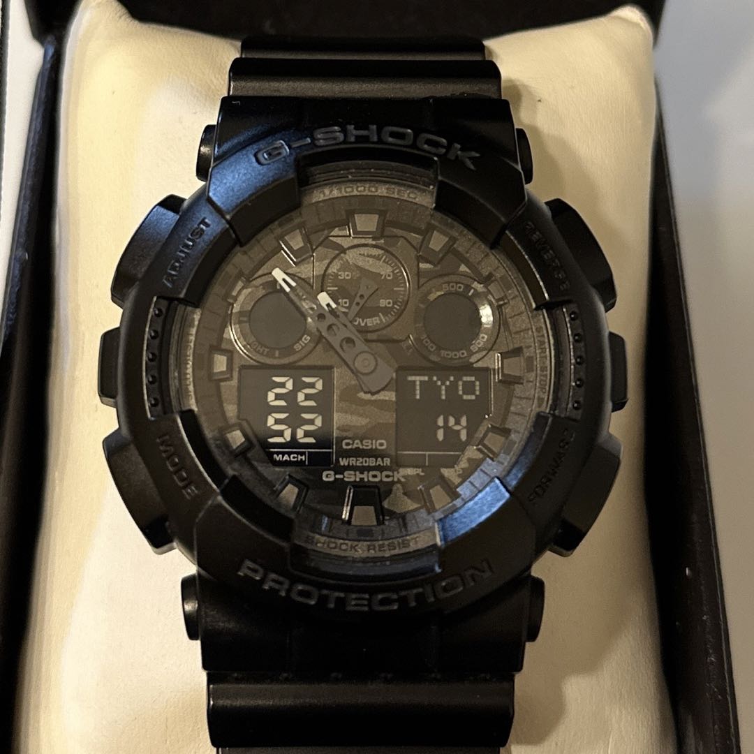 G-Shock Camouflage pattern Digital-Analog Quartz Men
