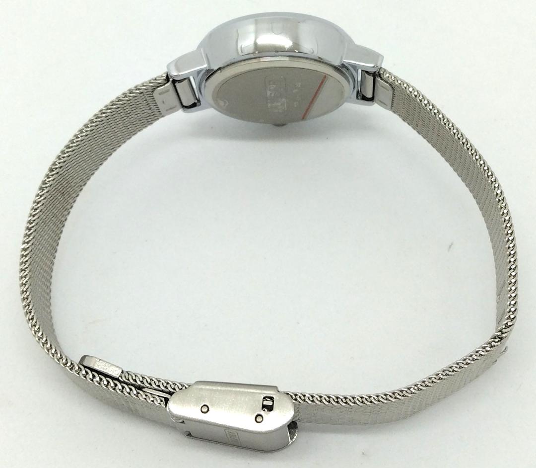 Abiste Analog Quartz Women アビステ Watch シルバー文字盤 中古品