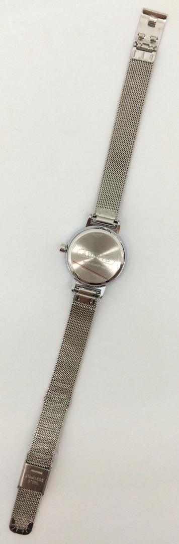 Abiste Analog Quartz Women アビステ Watch シルバー文字盤 中古品