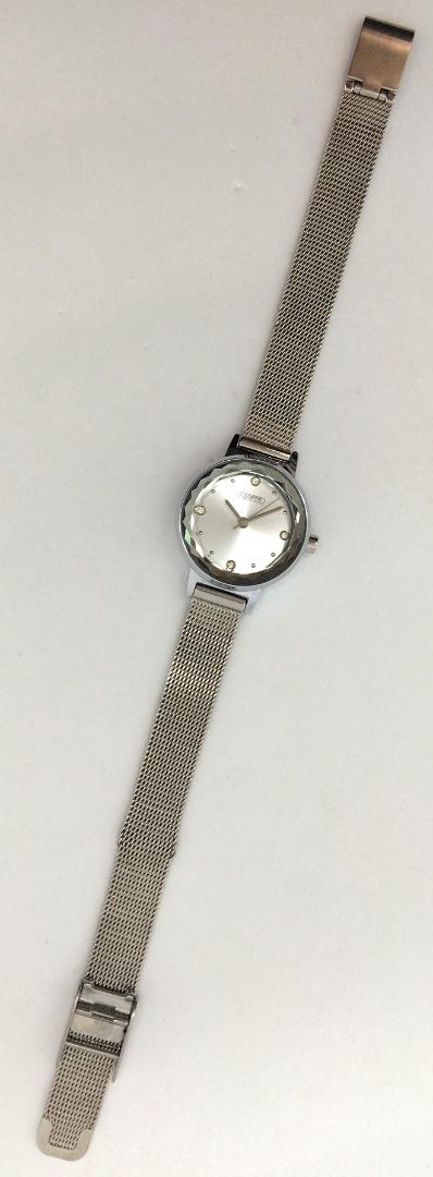 Abiste Analog Quartz Women アビステ Watch シルバー文字盤 中古品