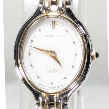 CITIZEN EXCEED Analog Quartz Women Battery Replaced Working Item