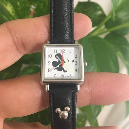 Seiko Alba Disney Analog Quartz Women Rare Retro Mickey Watch