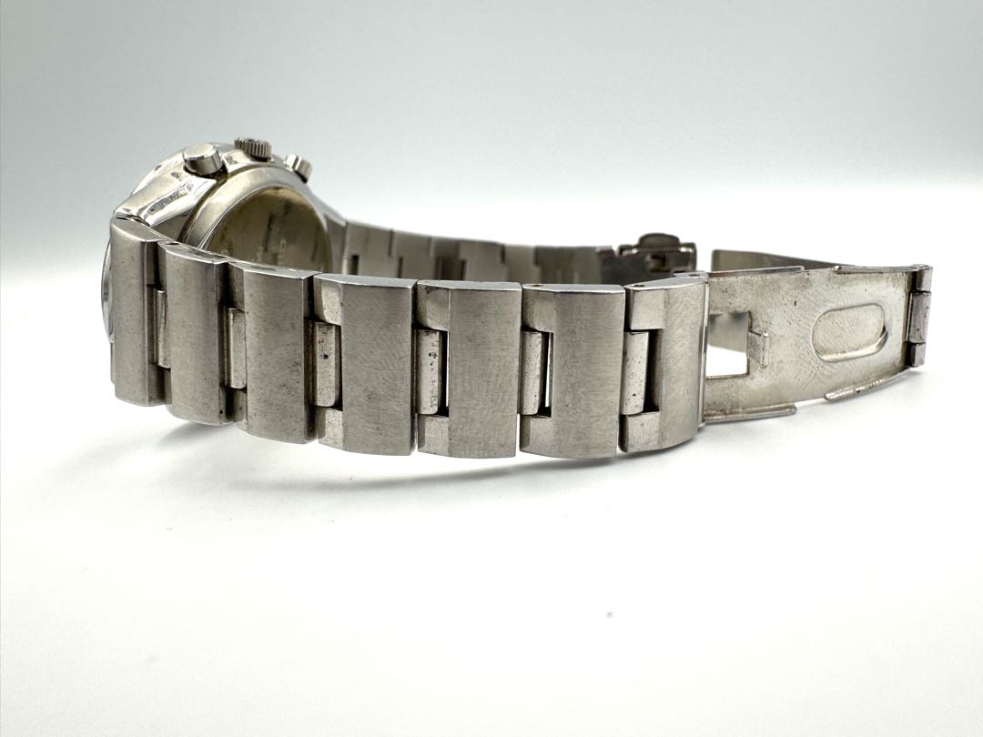 Citizen Wicca F510-S007305 Analog Quartz (Battery) Women Vtg. Chronograph Silver Dial Ladies Watch Head Only