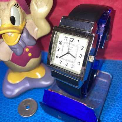 Heart&Glass Analog Quartz Women ハート&グラス アンティークシルバーwomen＆Menブレス型