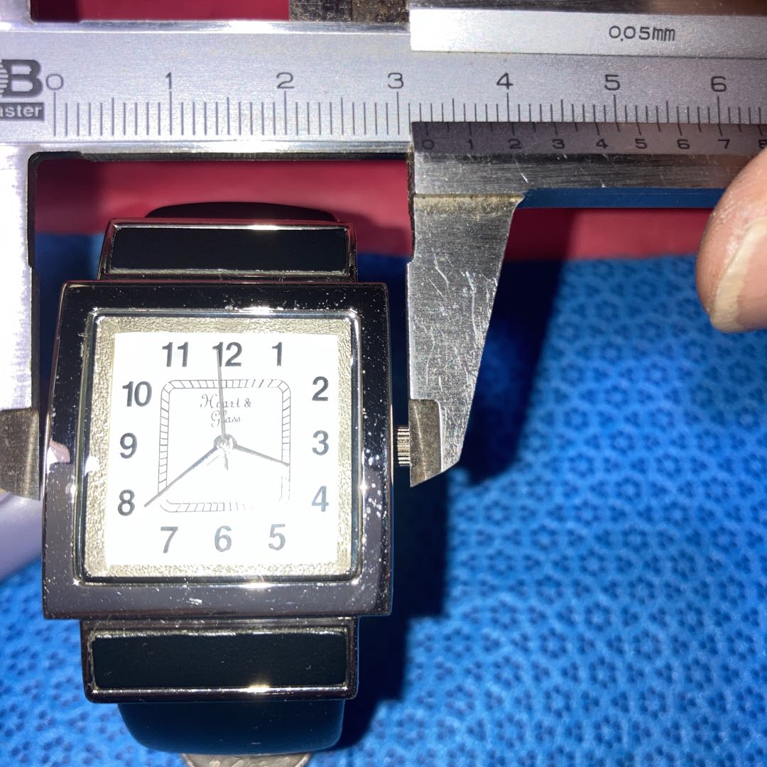 Heart&Glass Analog Quartz Women ハート&グラス アンティークシルバーwomen＆Menブレス型