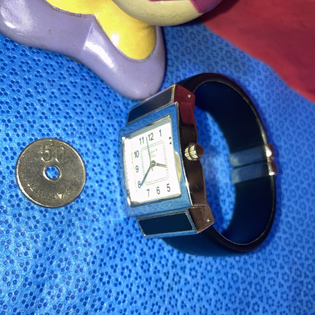 Heart&Glass Analog Quartz Women ハート&グラス アンティークシルバーwomen＆Menブレス型