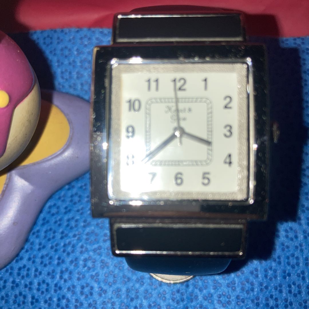 Heart&Glass Analog Quartz Women ハート&グラス アンティークシルバーwomen＆Menブレス型
