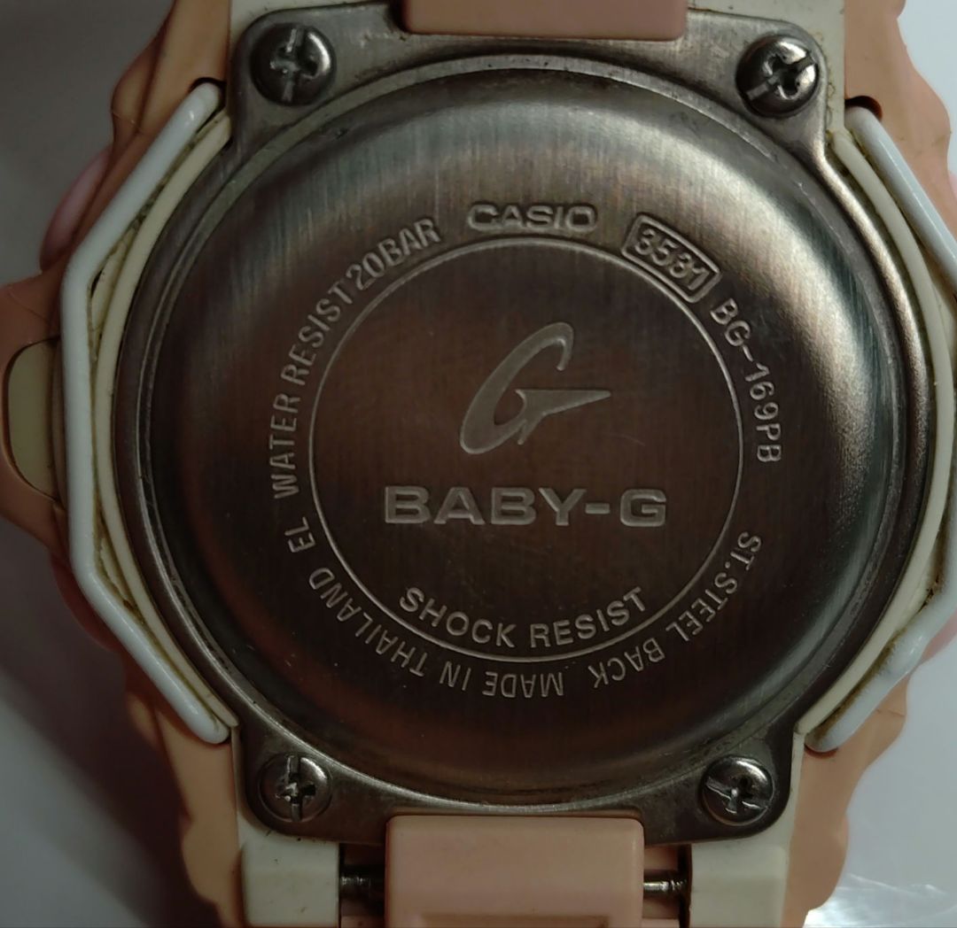 G-shock Baby-G BG-169PB Digital Quartz Women ジーショック Working Item トロピカルピーチ