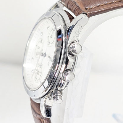 Seiko lk/lukia Analog Quartz Women Lukia 8 Diamonds Battery & Band Replaced Working Item