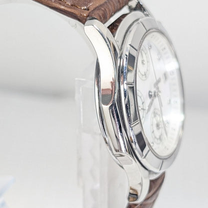 Seiko lk/lukia Analog Quartz Women Lukia 8 Diamonds Battery & Band Replaced Working Item