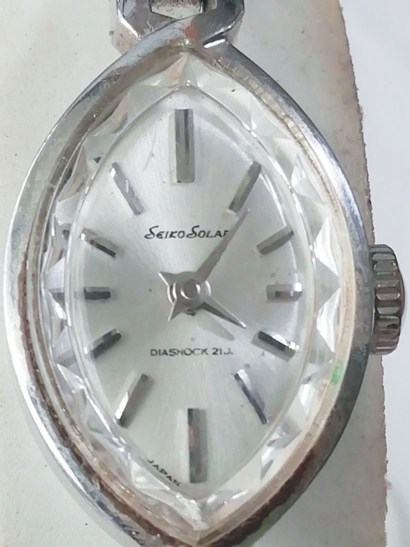 Seiko Analog Mechanical (Manual) Women Watch Solar 21Jewels Manual Winding Working Item