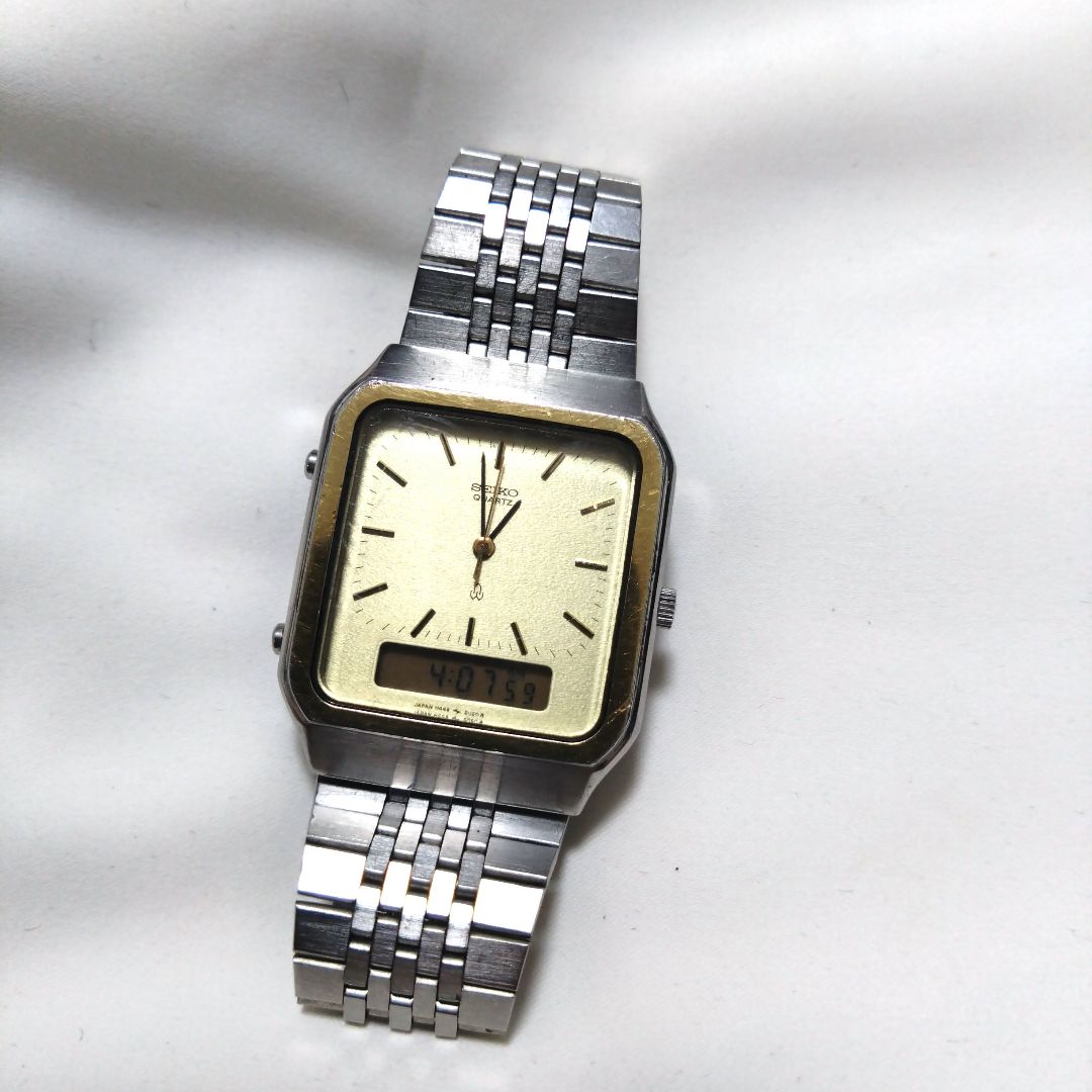 Seiko chariot Digital-Analog Quartz Men Chario Digital Watch Rare
