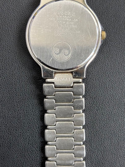 Seiko Presage 9539-6000 Analog Quartz Men Non-Running Ss Gp Qz White Dial